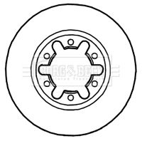 BORG & BECK Тормозной диск BBD4648